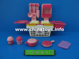 Plastic Combination Set, Tea Set Toy, Cooking Set Toy (259812`)